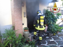 Incendio abitazione ad Avella